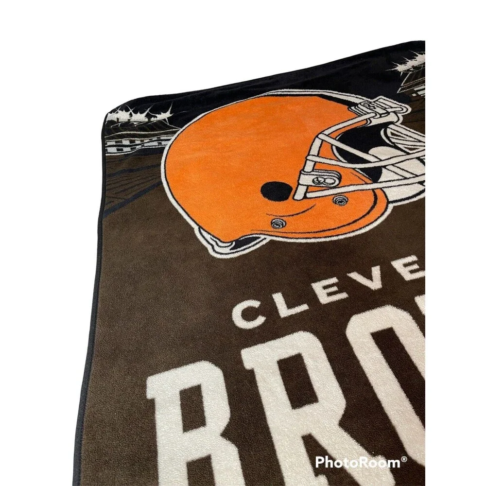 NFL Cleveland Browns Soft Fleece Throw‎ Blanket 56